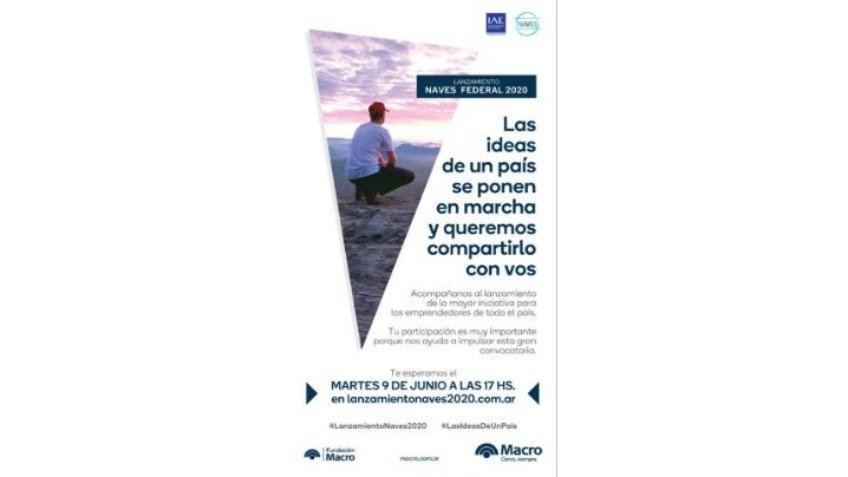 Banco Macro invita al lanzamiento de NAVES 2020